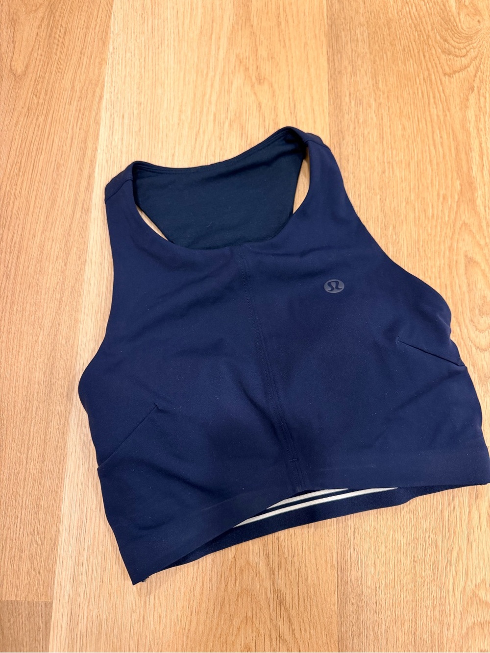 Lululemon longline high neck sports bra